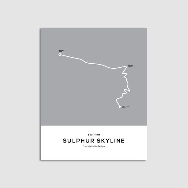 Sulphur Skyline Trail Map
