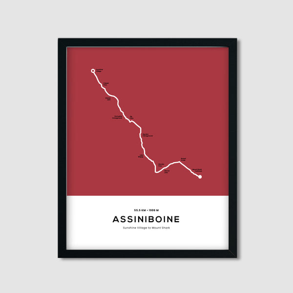 Assiniboine Trail Map