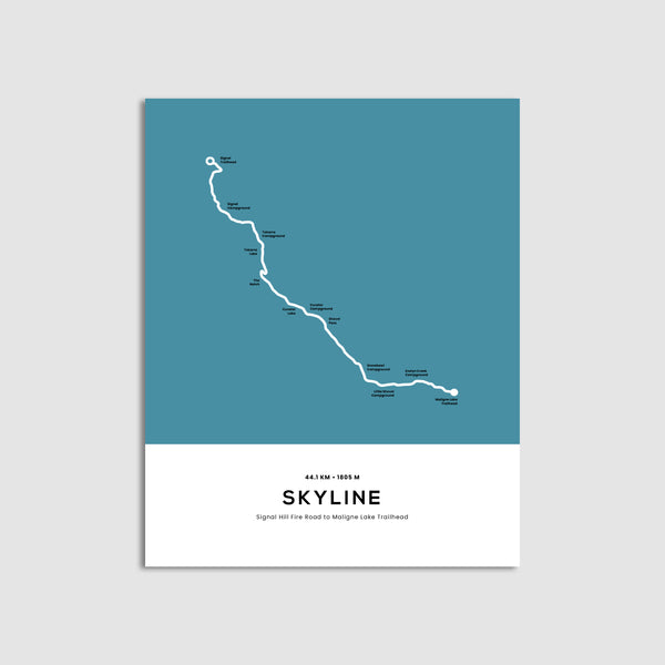 Skyline Trail Map
